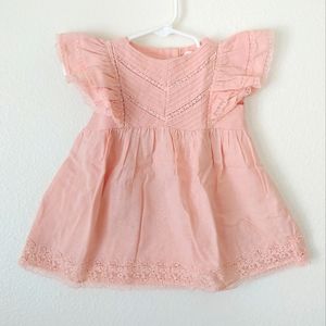 ZARA Baby Girl Flutter Sleeve Dress. NWOT. 6-9 months.